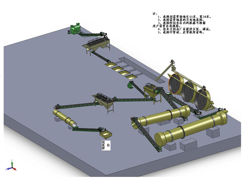 复合肥成套设备结构图
